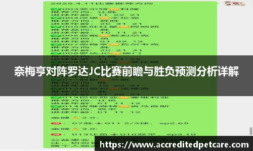 奈梅亨对阵罗达JC比赛前瞻与胜负预测分析详解